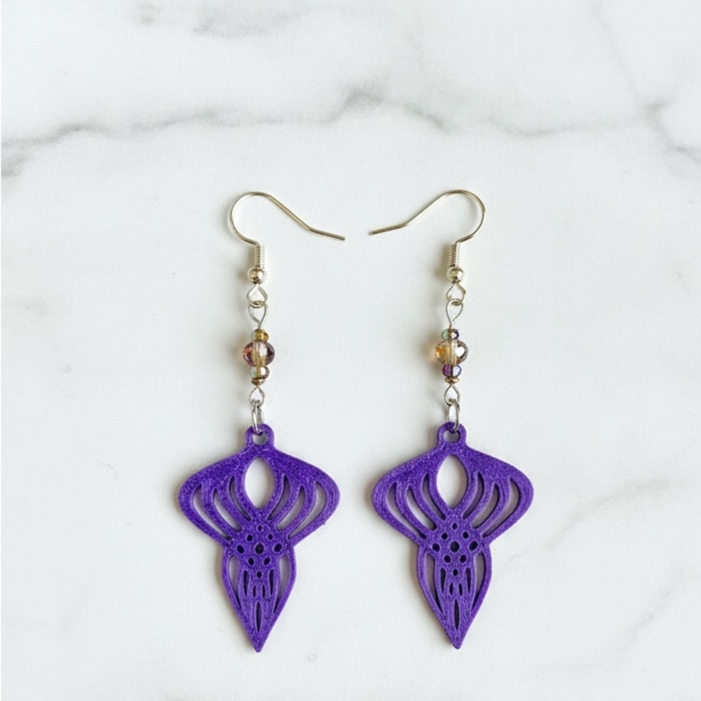 Geometric Earrings - Picture 3 of 7